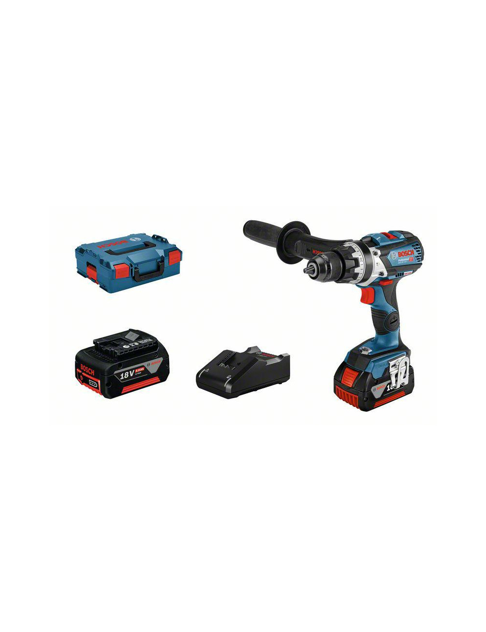 BOSCH WIERTARKO-WKRĘTARKA UDAROWA 18V 110 47Nm 2x5,0Ah GSB 18 V-110 C