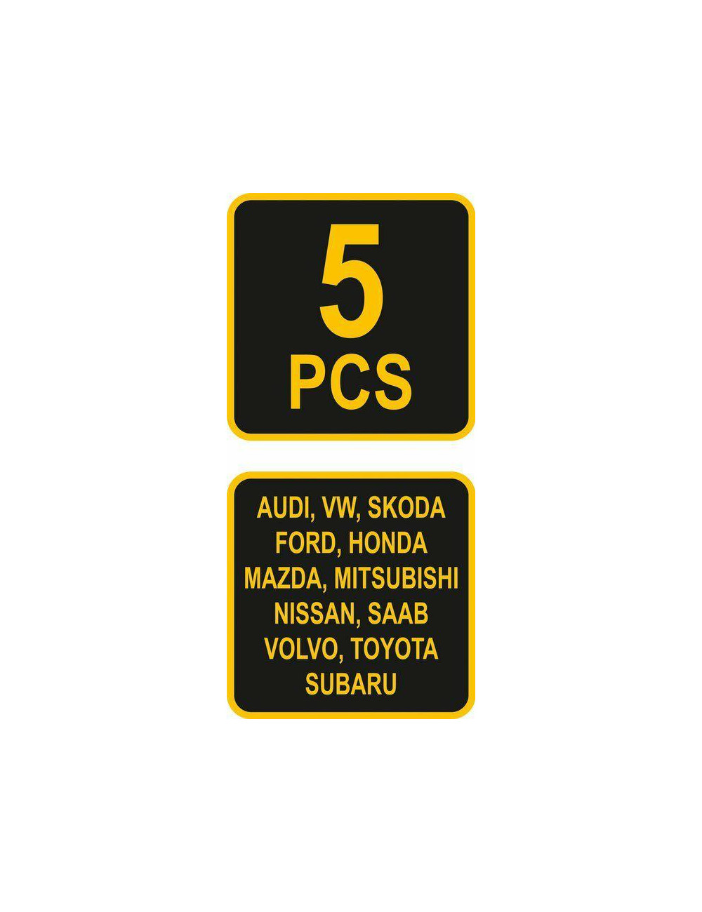 VOREL SEPARATOR DO ZACISKÓW HAMULCOWYCH 5 ELEMENTÓW