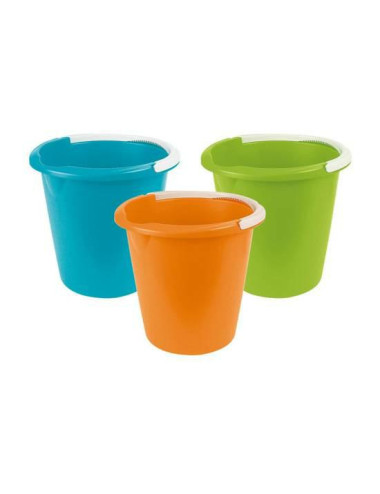 CURVER WIADRO 10L BINGO 10szt. MIX KOLORÓW NIEBIESKI ZIELONY POMARAŃCZOWY