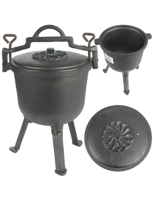 MAR-POL KOCIOŁEK ŻELIWNY 8L