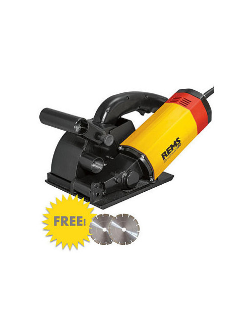 REMS BRUZDOWNICA KROKODIL 180SR + 2 TARCZE 180mm LS-TURBO