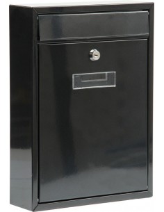 VOREL SKRZYNKA NA LISTY 360 x 260 x 80mm CZARNA   78555