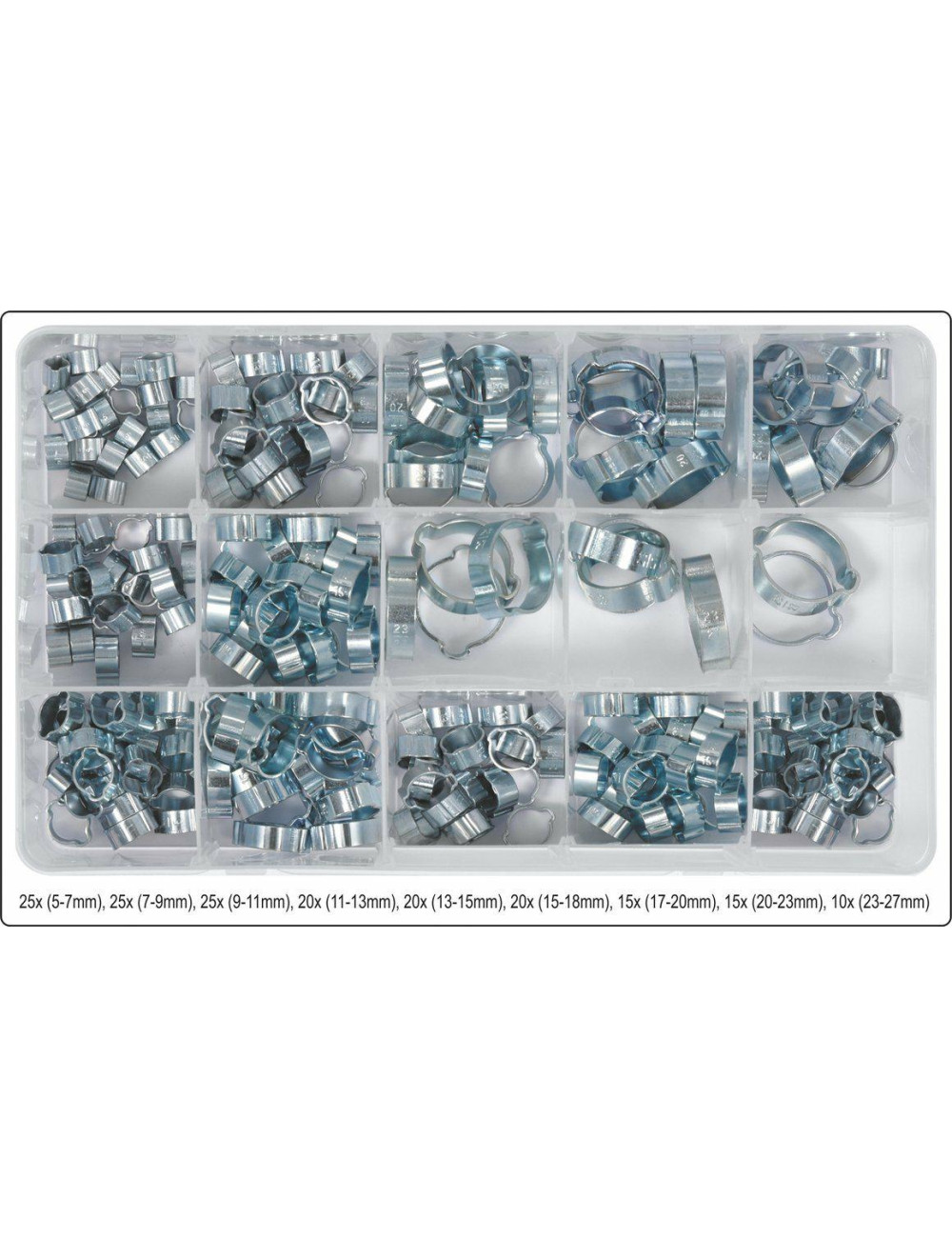 YATO OBEJMY ZACISKOWE Z USZAMI 175szt.