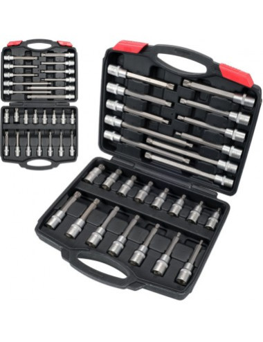 Yato Zestaw Kluczy Nasadowych Trzpieniowych 1/2" SPLINE 26 elementów YT-77542