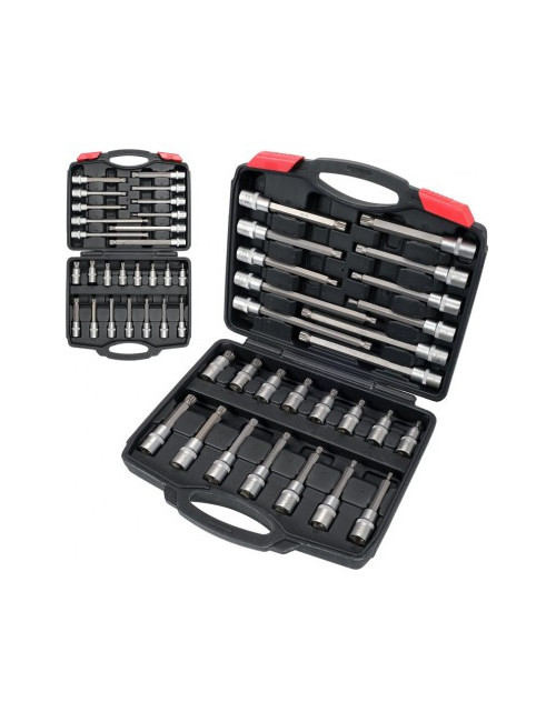 Yato Zestaw Kluczy Nasadowych Trzpieniowych 1/2" SPLINE 26 elementów YT-77542