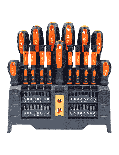 WKRĘTAKI 50szt. SILVER