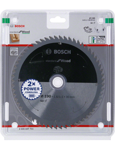 BOSCH PIŁA STANDARD WOOD ACCU 190x30x60z