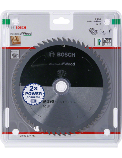 BOSCH PIŁA STANDARD WOOD ACCU 190x30x60z