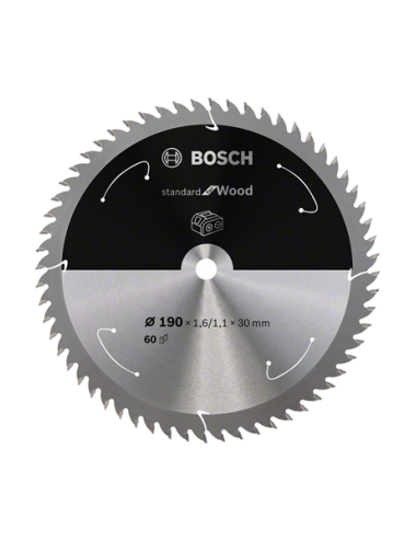 BOSCH PIŁA STANDARD WOOD ACCU 190x30x60z