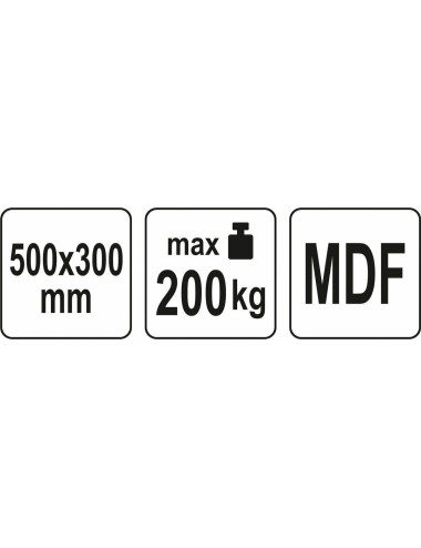 YATO WÓZEK PLATFORMA TRANSPORTOWA YT-37420