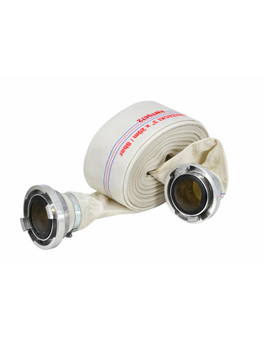 AWTOOLS WĄŻ DO WODY 2" x 25m 8 BAR STRAŻACKI ZE ZŁĄCZKAMI