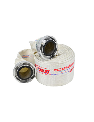 AWTOOLS WĄŻ DO WODY 2" x 25m 8 BAR STRAŻACKI ZE ZŁĄCZKAMI