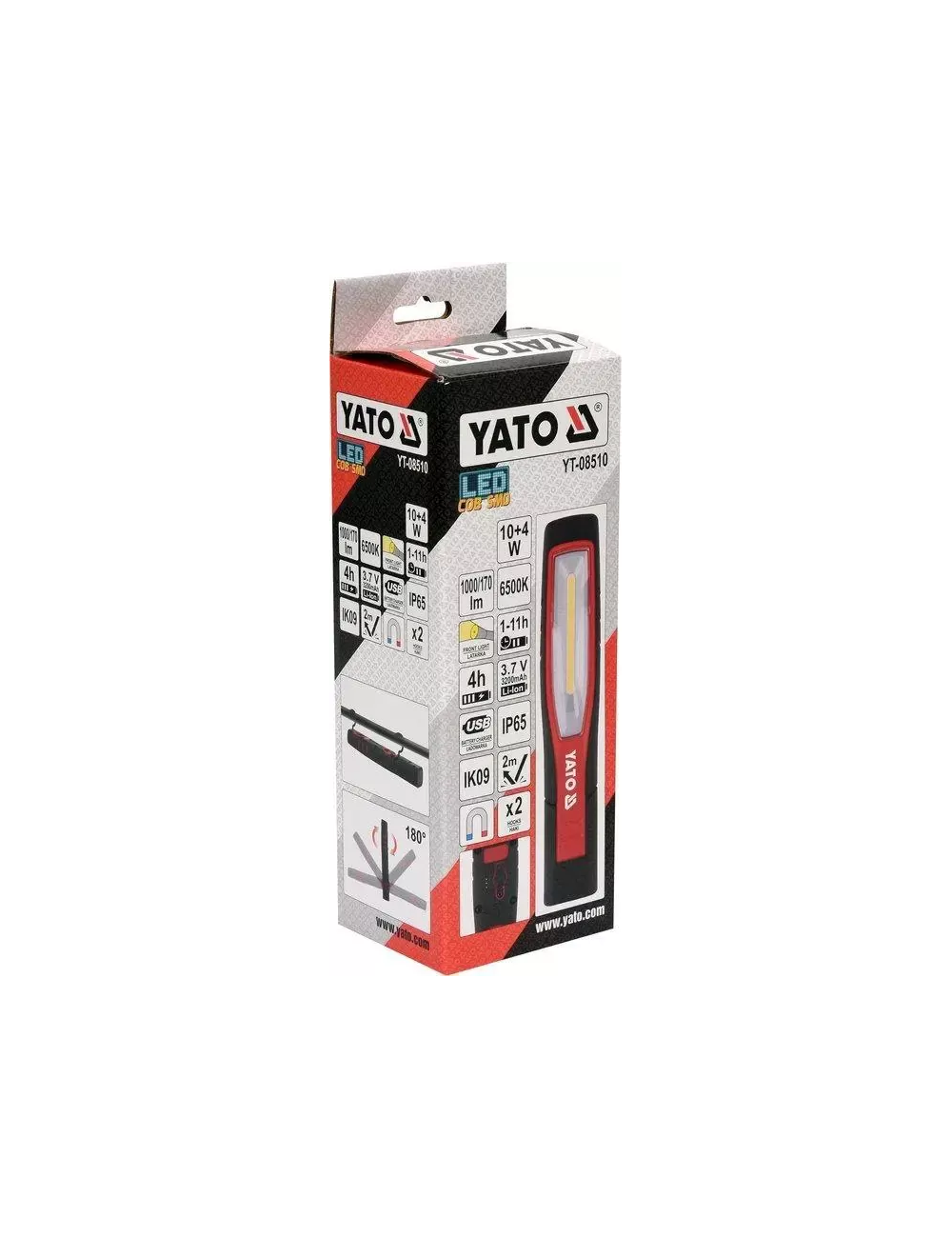 YATO LAMPA WARSZTATOWA COB 10W 1000LM, IK09