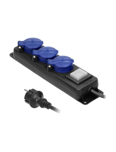 ORNO PRZEDŁUŻACZ IP 44 ON OFF 3x2P+Z H05RR-F 3x1.5, 5M