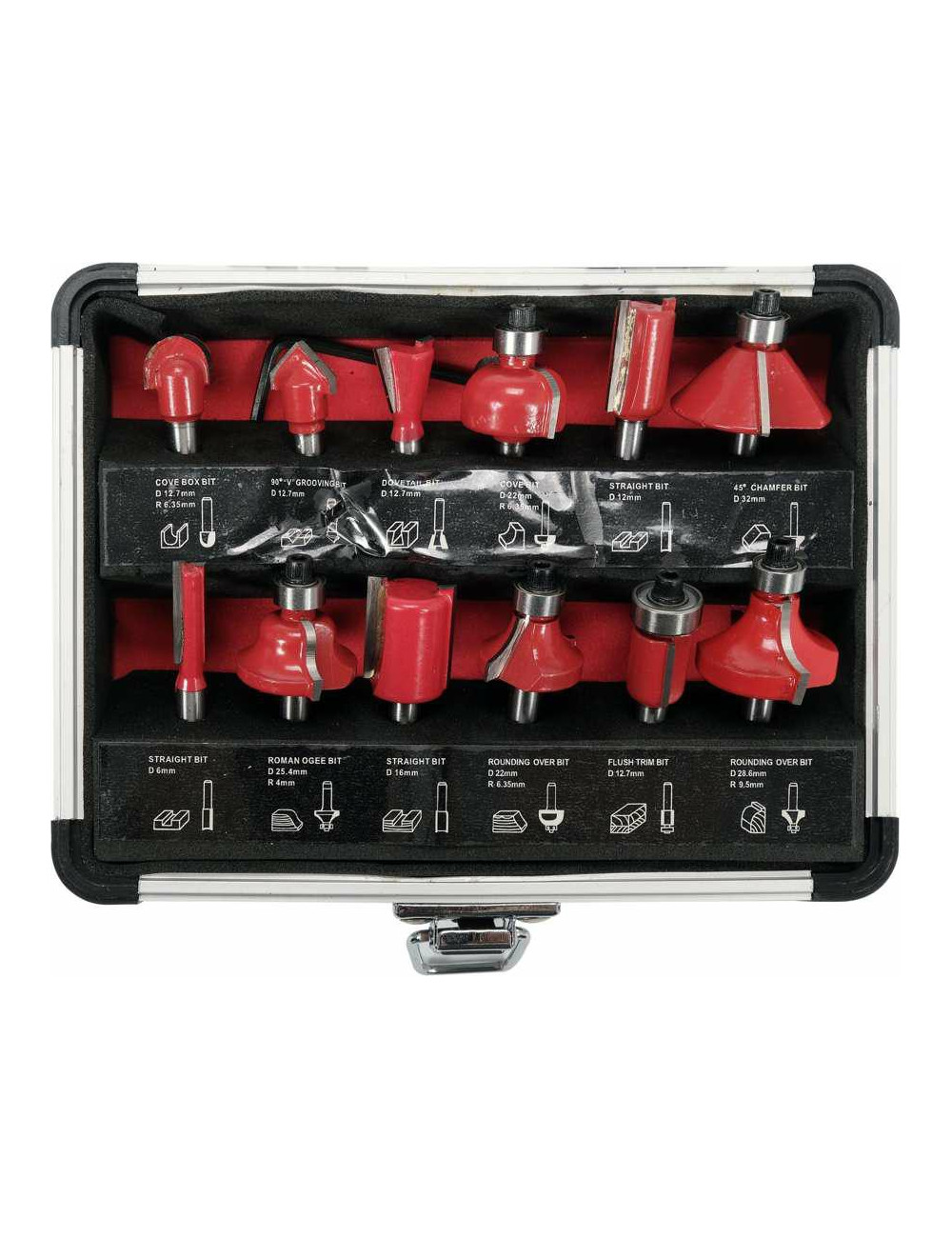 YATO FREZY KSZTAŁTOWE 12 części