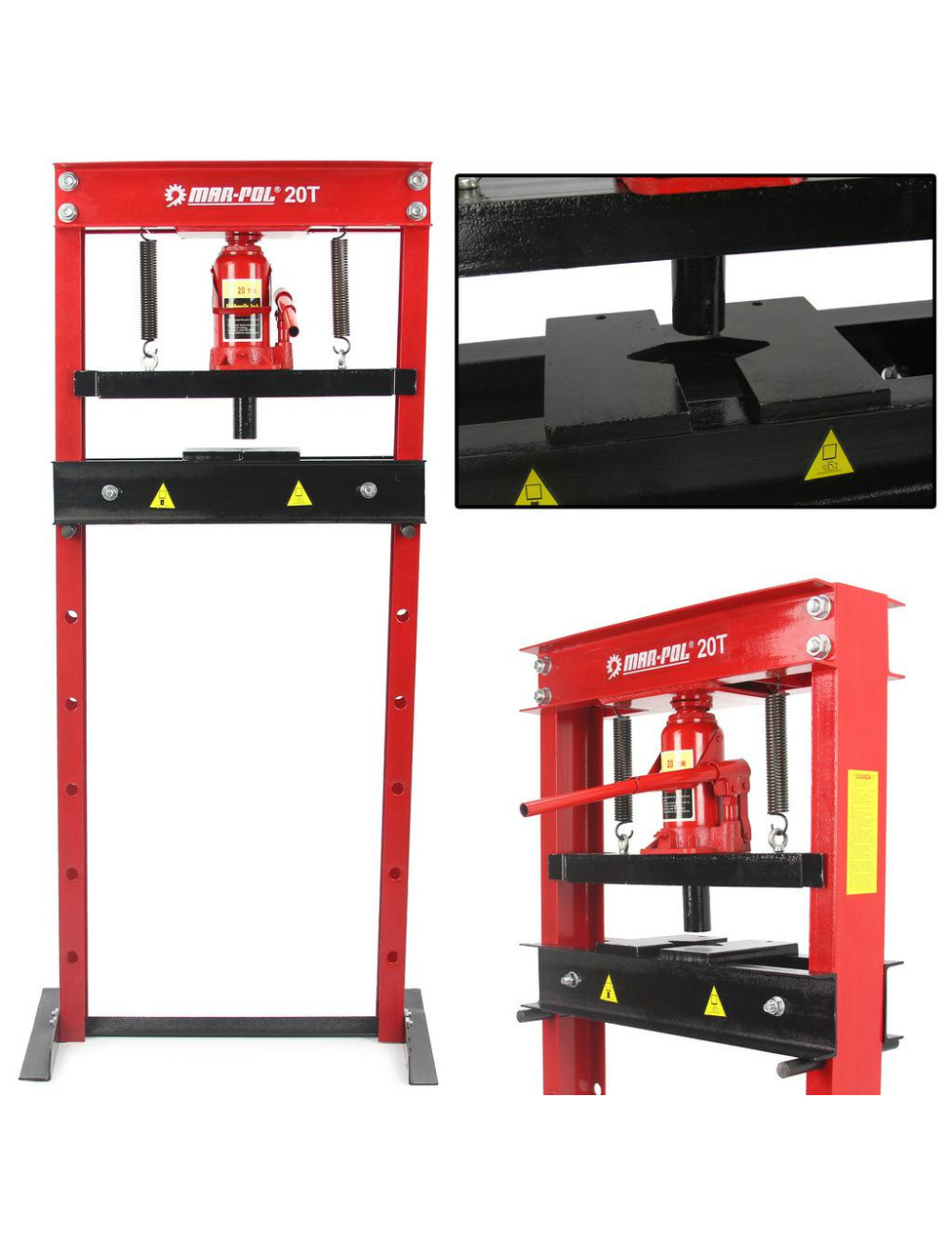 MAR-POL PRASA HYDRAULICZNA 20T Z PODNOŚNIKIEM