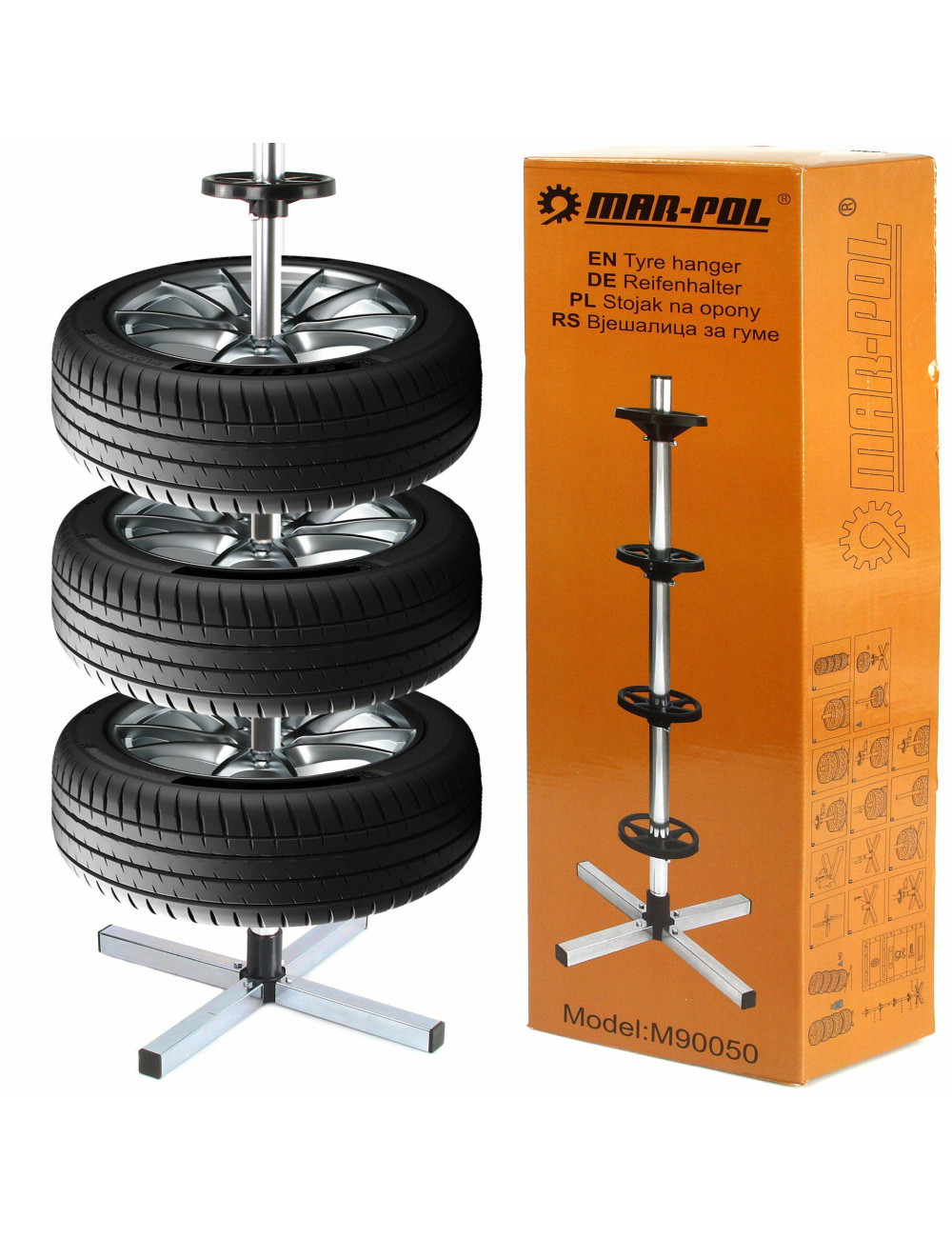 MAR-POL STOJAK DO OPON KÓŁ