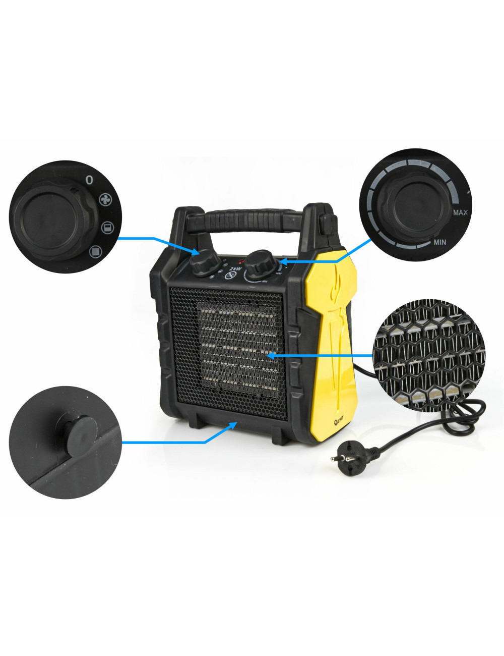 NAGRZEWNICA ELEKTRYCZNA 2 KW GEKO