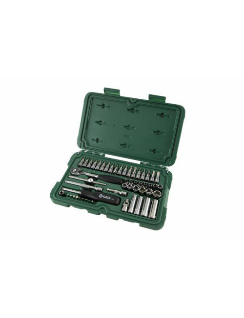 SATA ZESTAW KLUCZY 52el 1/4"