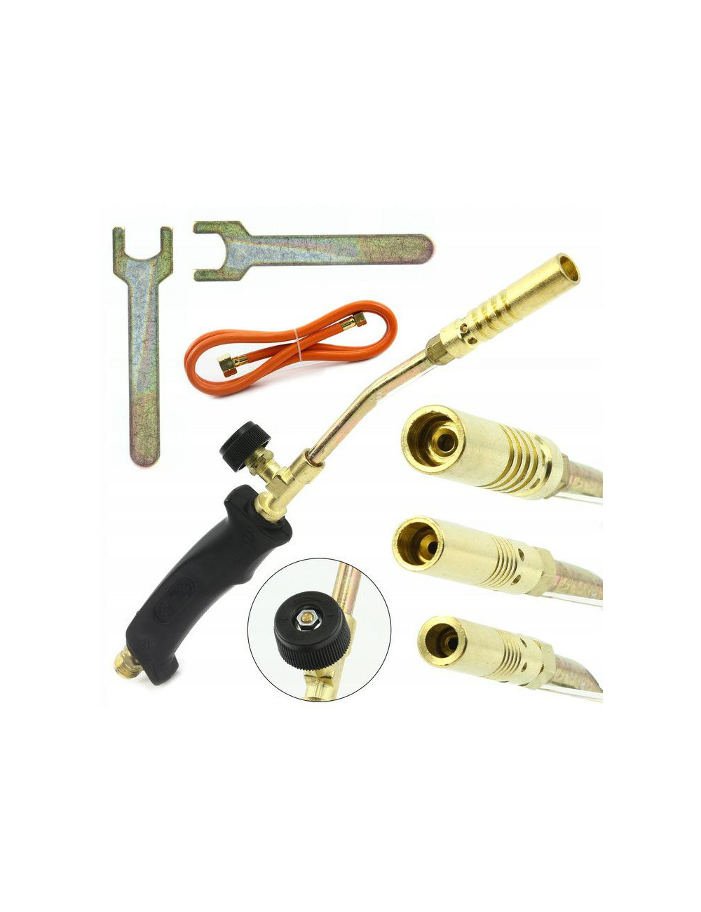 PALNIK GAZOWY + 3 KOŃCÓWKI MP