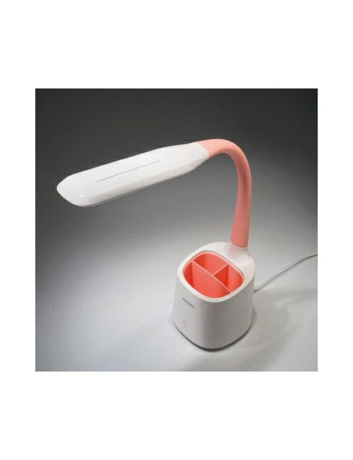 TIROSS LAMPKA BIURKOWA 60 SMD LED BIAŁO-RÓŻOWA