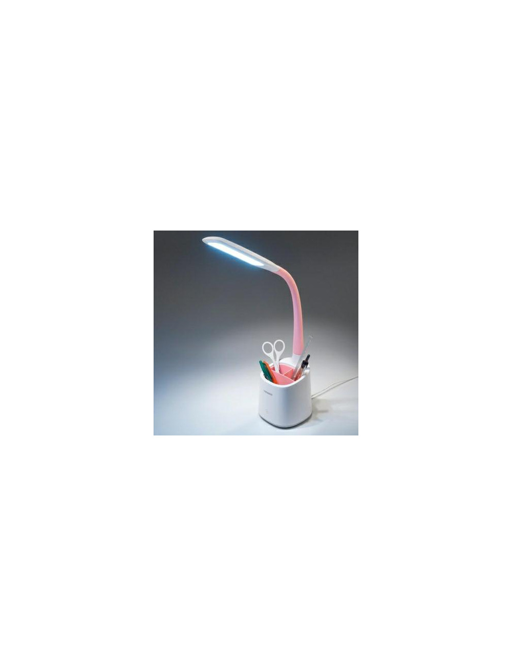 TIROSS LAMPKA BIURKOWA 60 SMD LED BIAŁO-RÓŻOWA