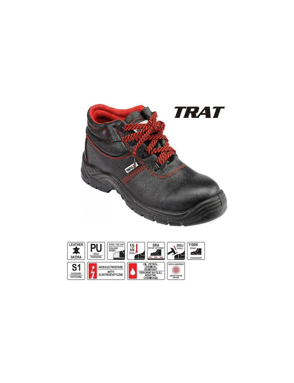 YATO BUTY ROBOCZE TRAT S1 ROZMIAR 42