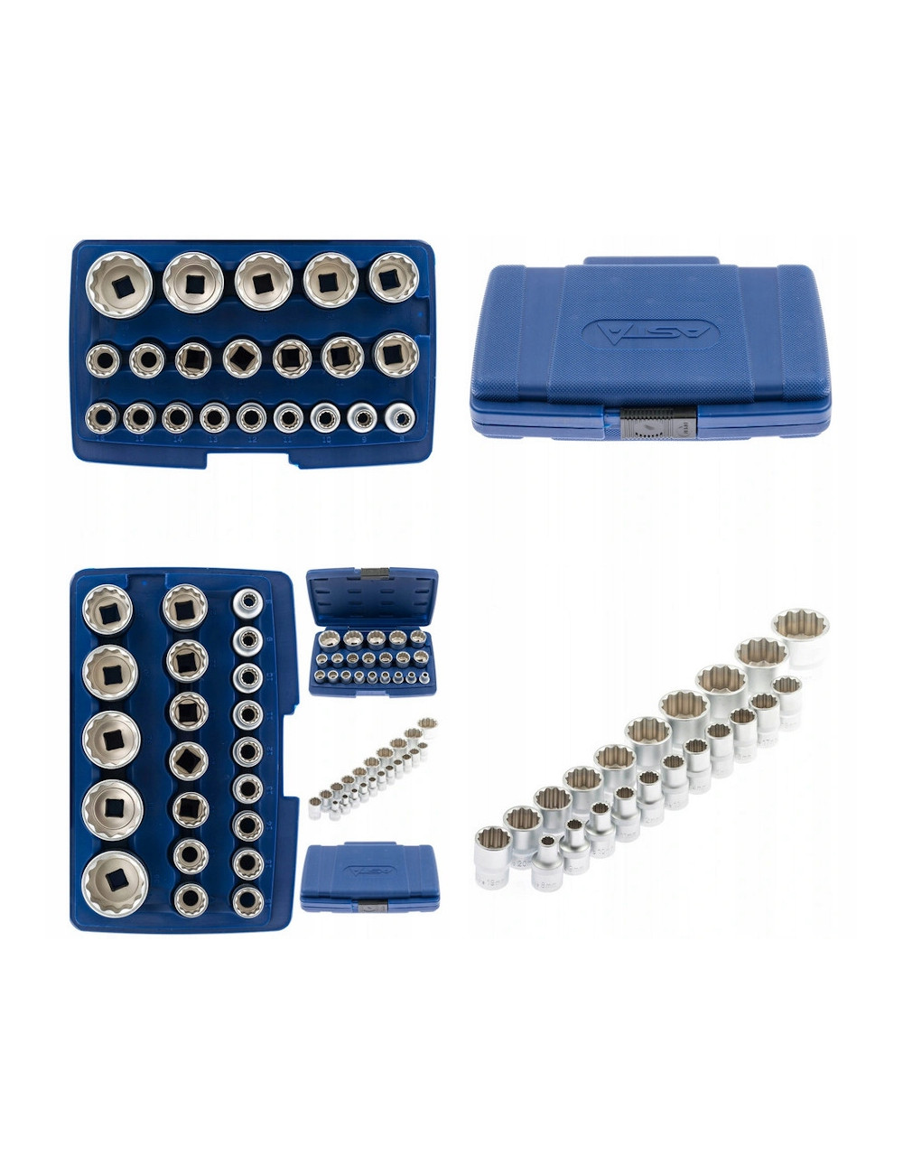 ASTA NASADKI 12-KĄTNE 1/2" 21 elem.