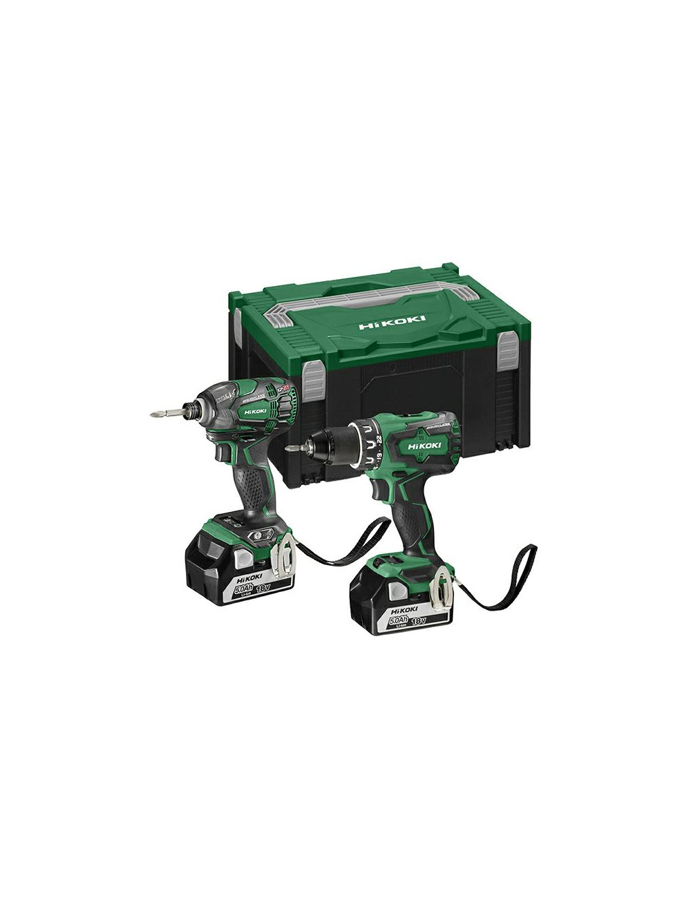 HIKOKI ZESTAW 18V KC18DBDL wiertarko-wkrętarka DS18DBSL i zakrętarka udarowa WH18DBDL2