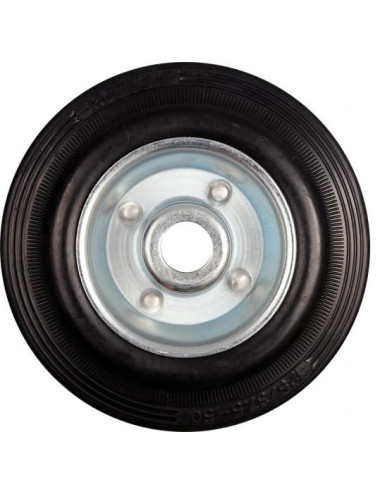 VOREL KOŁO ŁOŻYSKOWANE CZARNA GUMA 250mm 87457