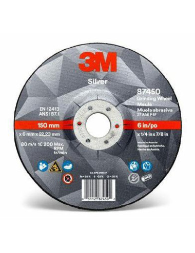 3M TARCZA DO SZLIF. 230mm x 7mm SILVER