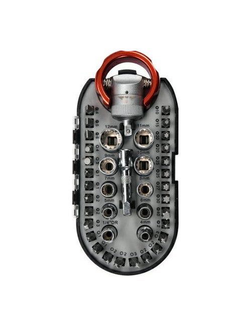 YATO ZESTAW KOŃCÓWEK ŚRUBOKRĘTOWYCH I NASADEK 40szt.