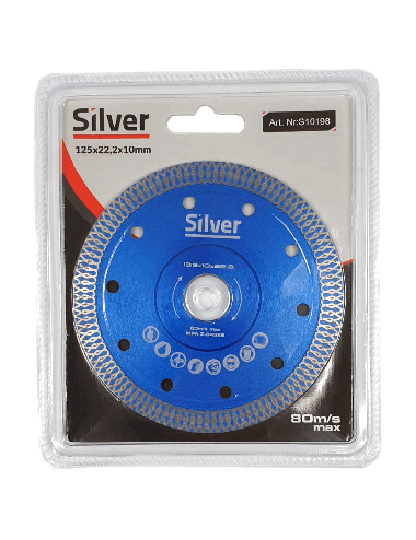 TARCZA DIAMENTOWA DO GRESU 125x22,2 SILVER