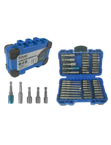 ZESTAW KOŃCÓWEK 45el. SILVER