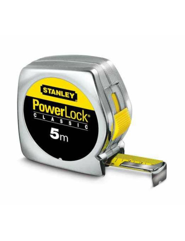 STANLEY MIARA ZWIJANA 3mx12,7mm POWERLOCK CHROM LUZ