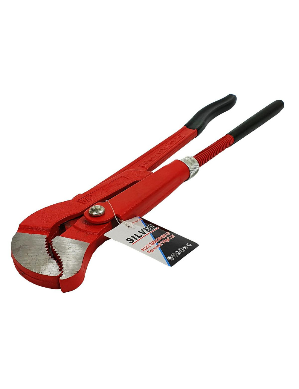 KLUCZ DO RUR 1,5" SZCZĘKI TYPU S SILVER