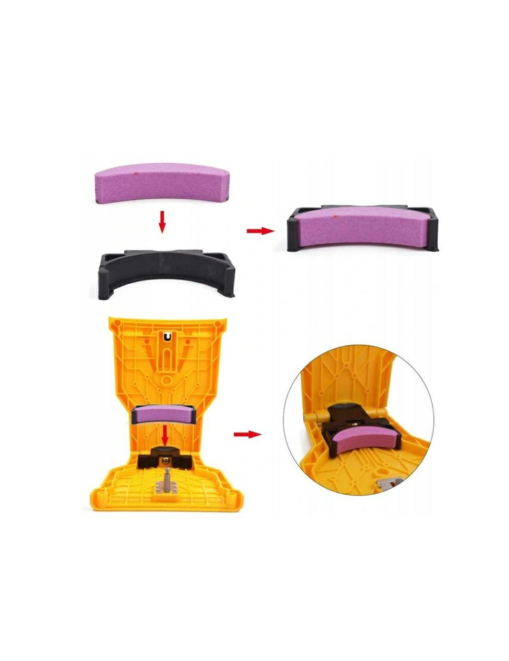 OSTRZARKA DO ŁAŃCUCHA RĘCZNA SILVER