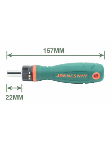 JONNESWAY WKRĘTAK Z GRZECHOTKĄ 1/4" 24z.