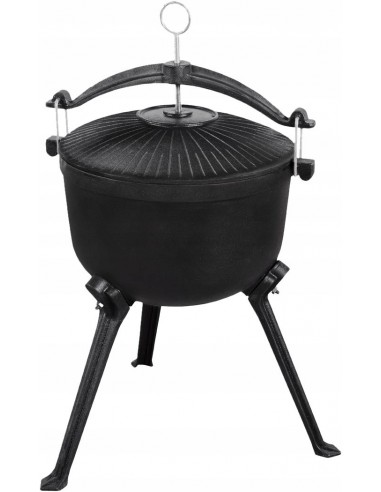 MASTER GRILL ŻELIWNY KOCIOŁEK MYŚLIWSKI MG429
