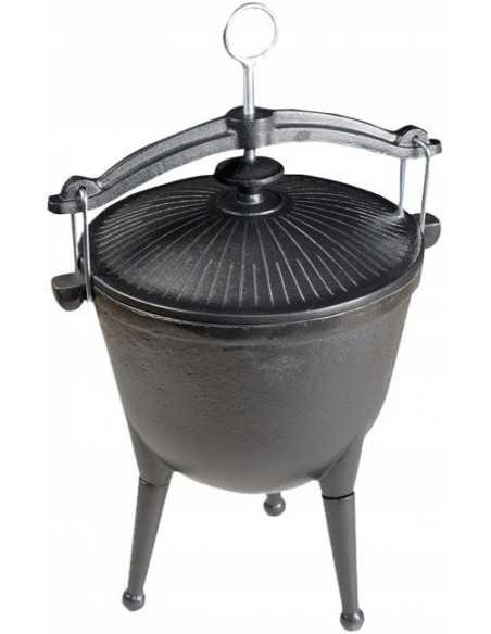 MASTER GRILL ŻELIWNY KOCIOŁEK MYŚLIWSKI MG629