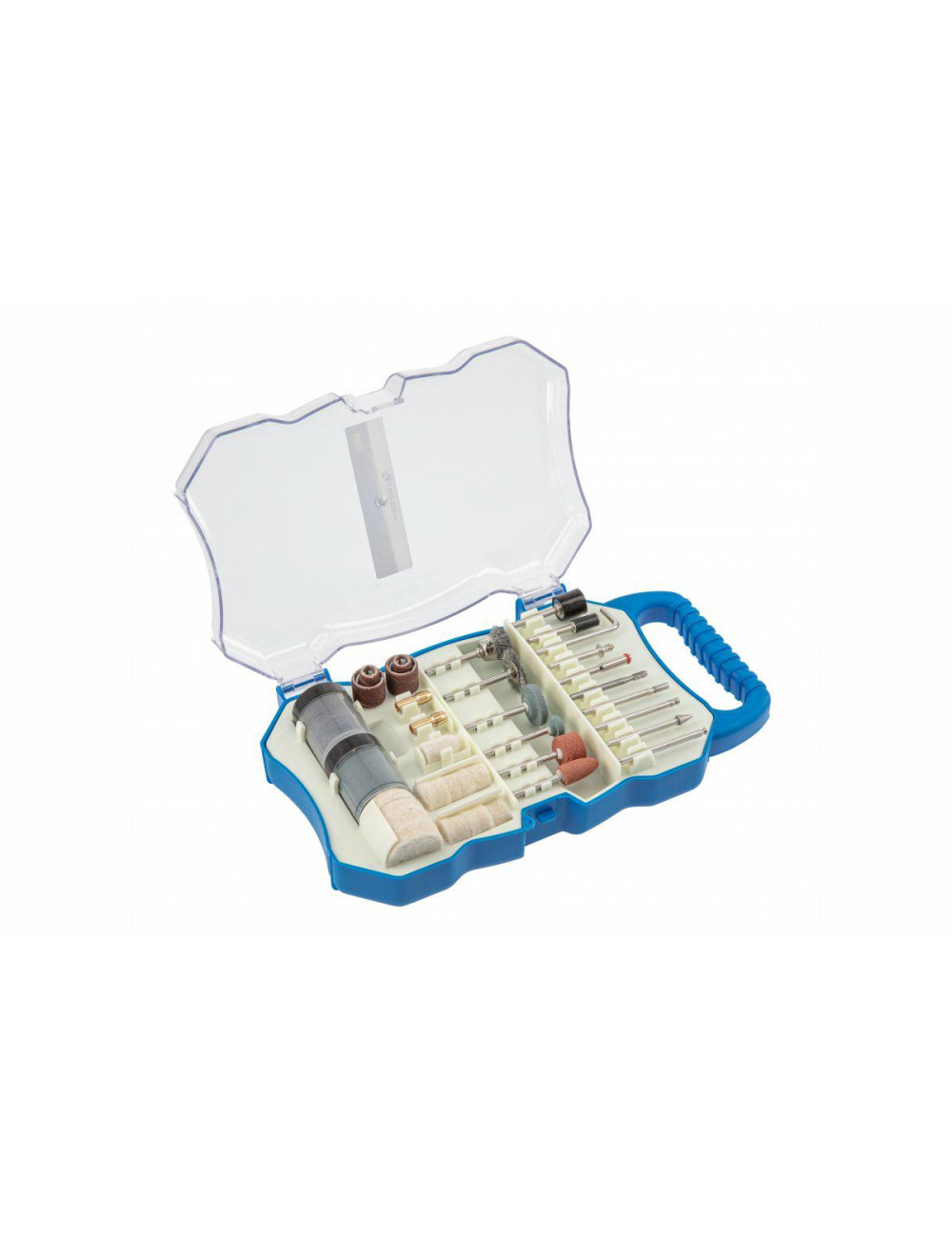 HOEGERT KOMPLET AKCESORIÓW ZAPASOWYCH DO MINI SZLIFIERKI 72szt.