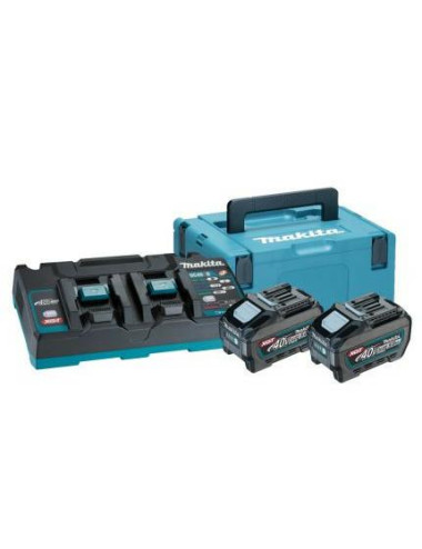 MAKITA ZESTAW ZASILAJĄCY 40V XGT (BL4050Fx2+DC40RB)
