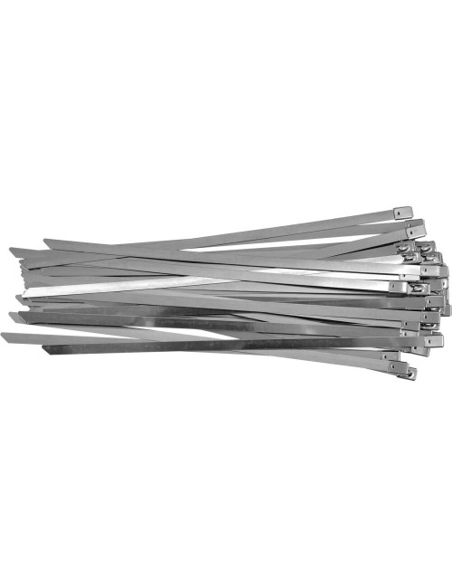 YATO OPASKI ZACISKOWE ZE STALI NIERDZEWNEJ 4,6x250mm 100szt.