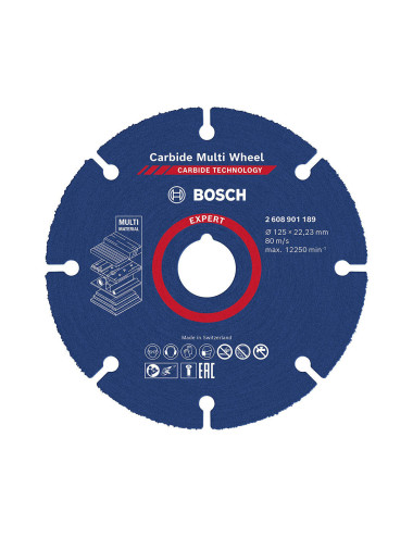 BOSCH TARCZA UNIWERSALNA 125mm DREWNO,PLASTIK,GIPS EXPERT CMW