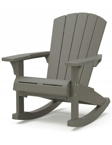 KETER KRZESŁO BUJANE ROCKING ADIRONDACK SZARY