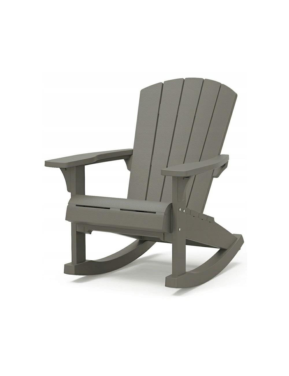 KETER KRZESŁO BUJANE ROCKING ADIRONDACK SZARY