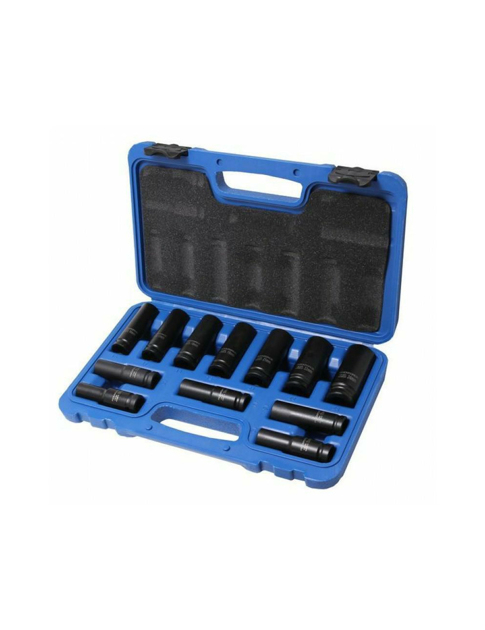 ROCKFORCE NASADKI UDAROWE DŁUGIE 12szt.1/2" 10-24mm WALIZKA