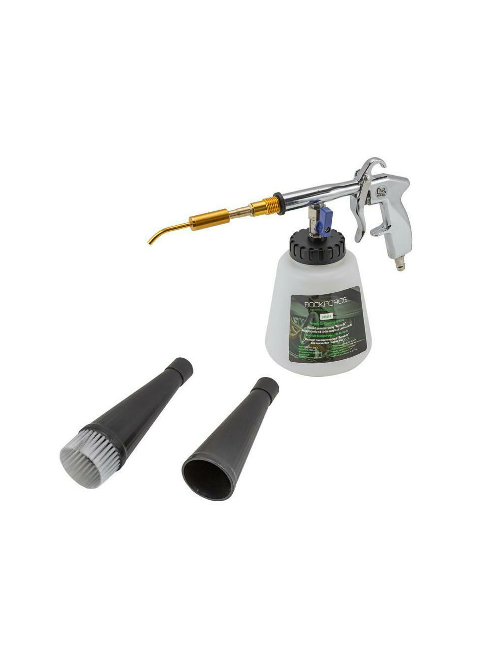 ROCKFORCE PNEUMATYCZNY PISTOLET DO PRANIA TAPICERKI SAMOCHODOWEJ I DYWANÓW