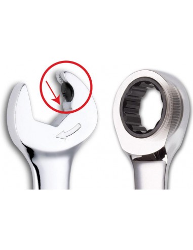 SATA KLUCZ PŁASKO-OCZKOWY  12mm Z  GRZECHOTKĄ