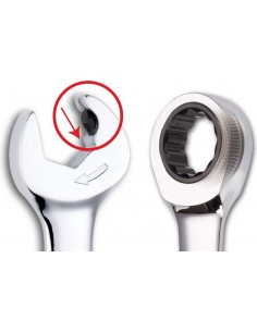 SATA KLUCZ PŁASKO-OCZKOWY  16mm Z PODWÓJNĄ GRZECHOTKĄ